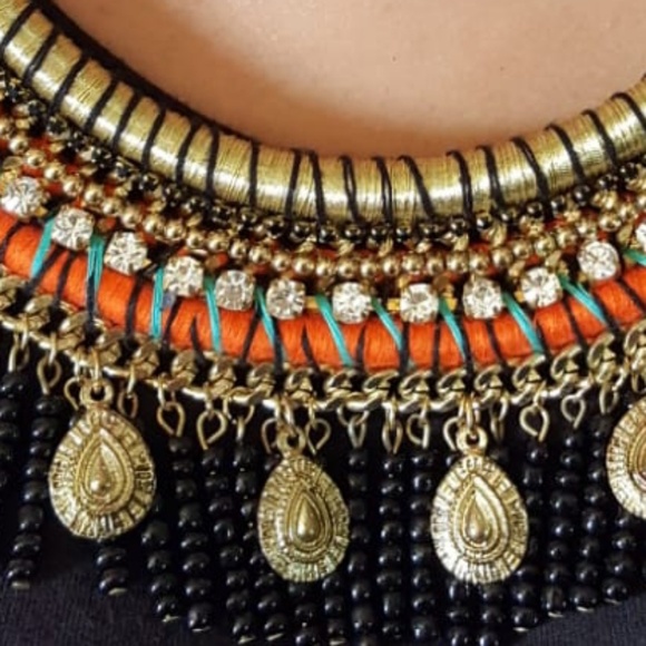 Boho Bib Necklace - Picture 3 of 3